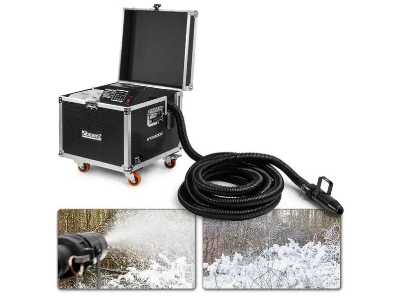 BeamZ SNOW5000 professionele sneeuwmachine met slang - rent4event