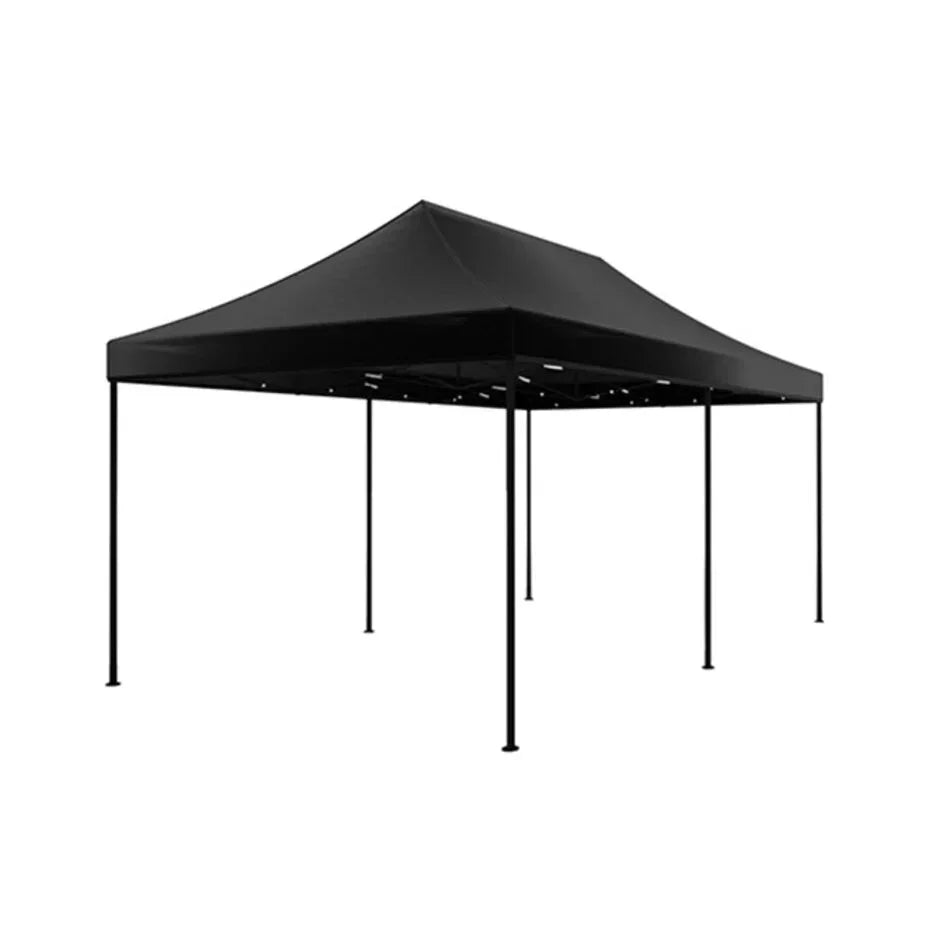 Easy up 3x6m zwart luxe partytent opvouwbaar - rent4event