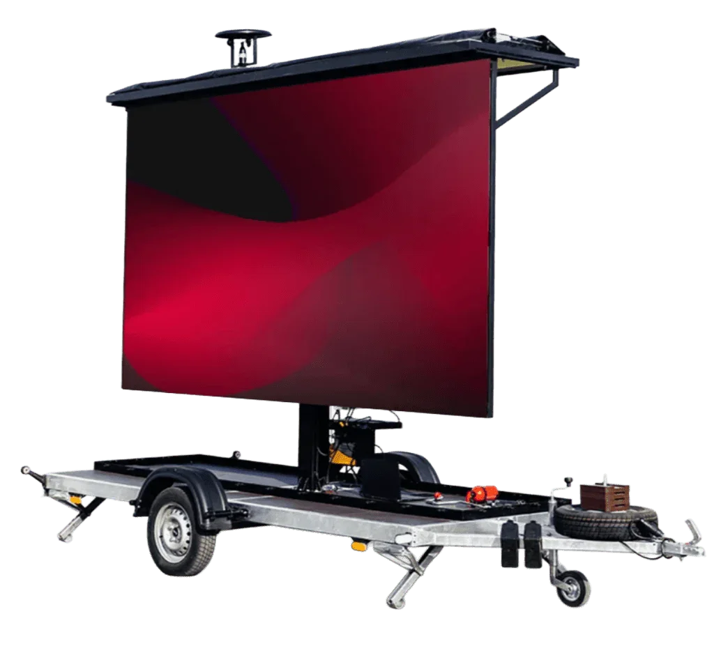 Ledscherm op Trailer - rent4event