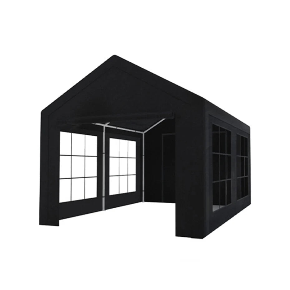 Partytent 3x4m zwart semi professioneel - rent4event