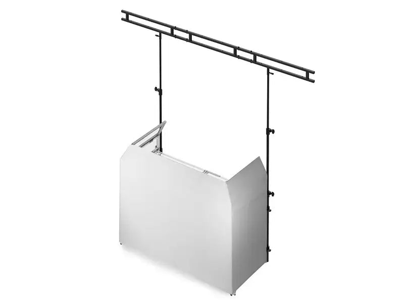 Vonyx DB3 complete opvouwbare mobiele DJ Booth met lichtbrug - rent4event