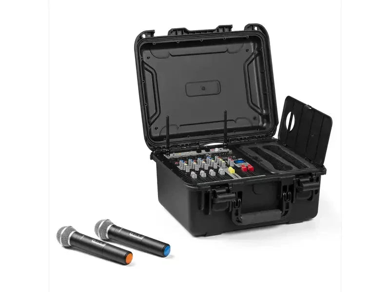 Vonyx VMA106 Mixer in stevige flightcase - rent4event